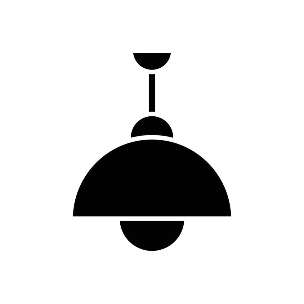 hanging lamp icon design template simple and clean vector