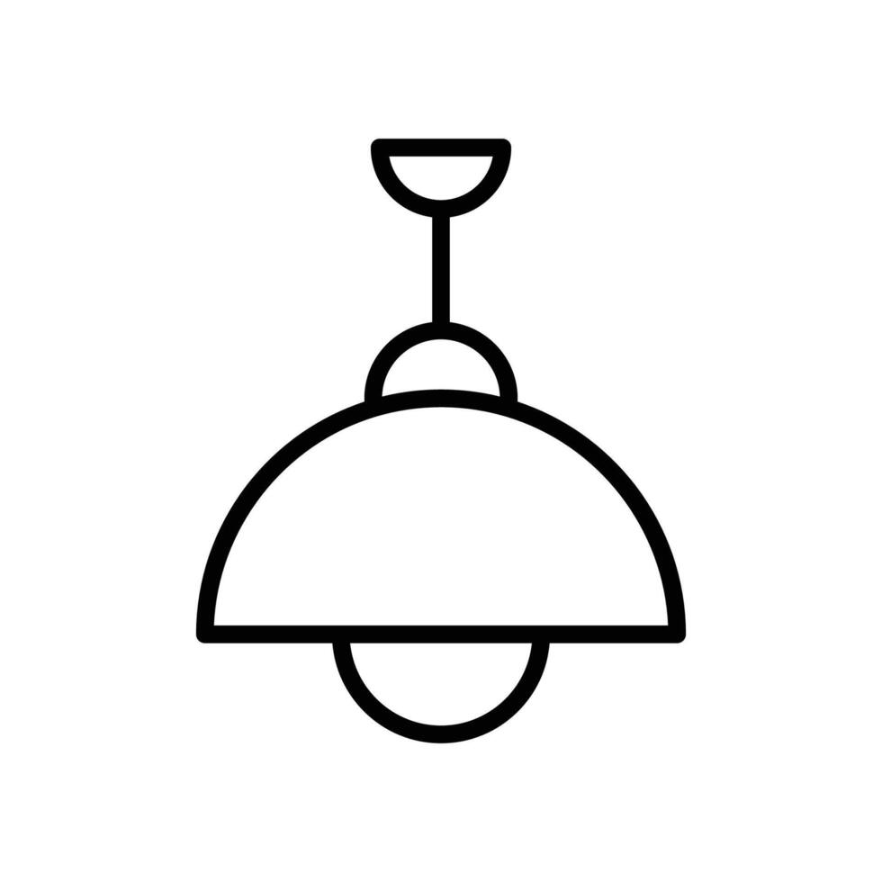 hanging lamp icon design template simple and clean vector