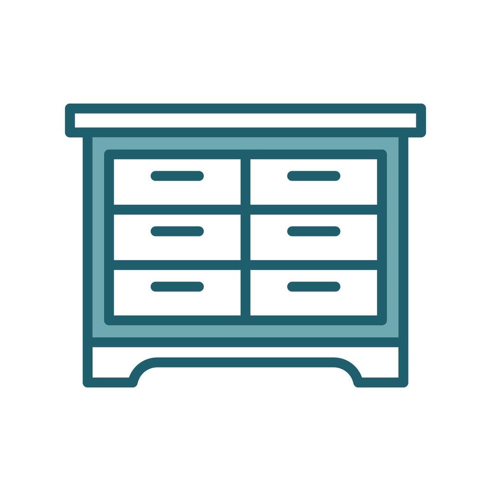 drawer icon design template simple and clean vector