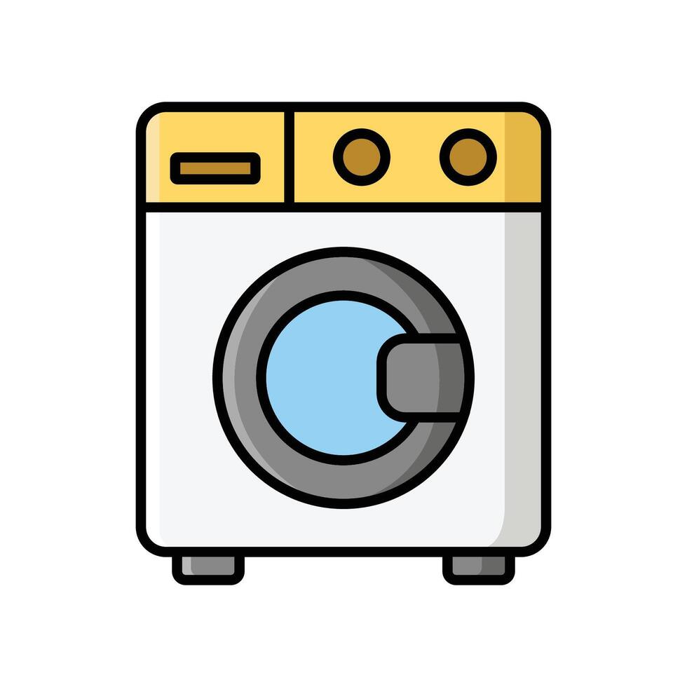 washing machine icon design template simple and clean vector