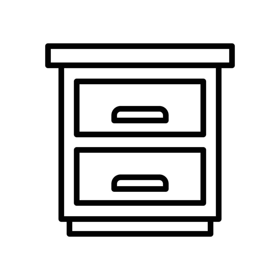 drawer icon design template simple and clean vector
