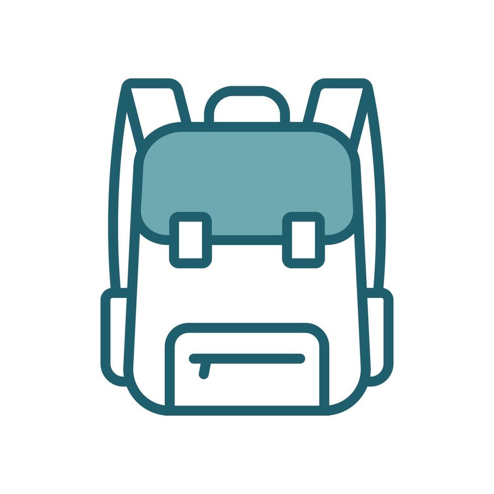 school bag icon design template simple and clean vector