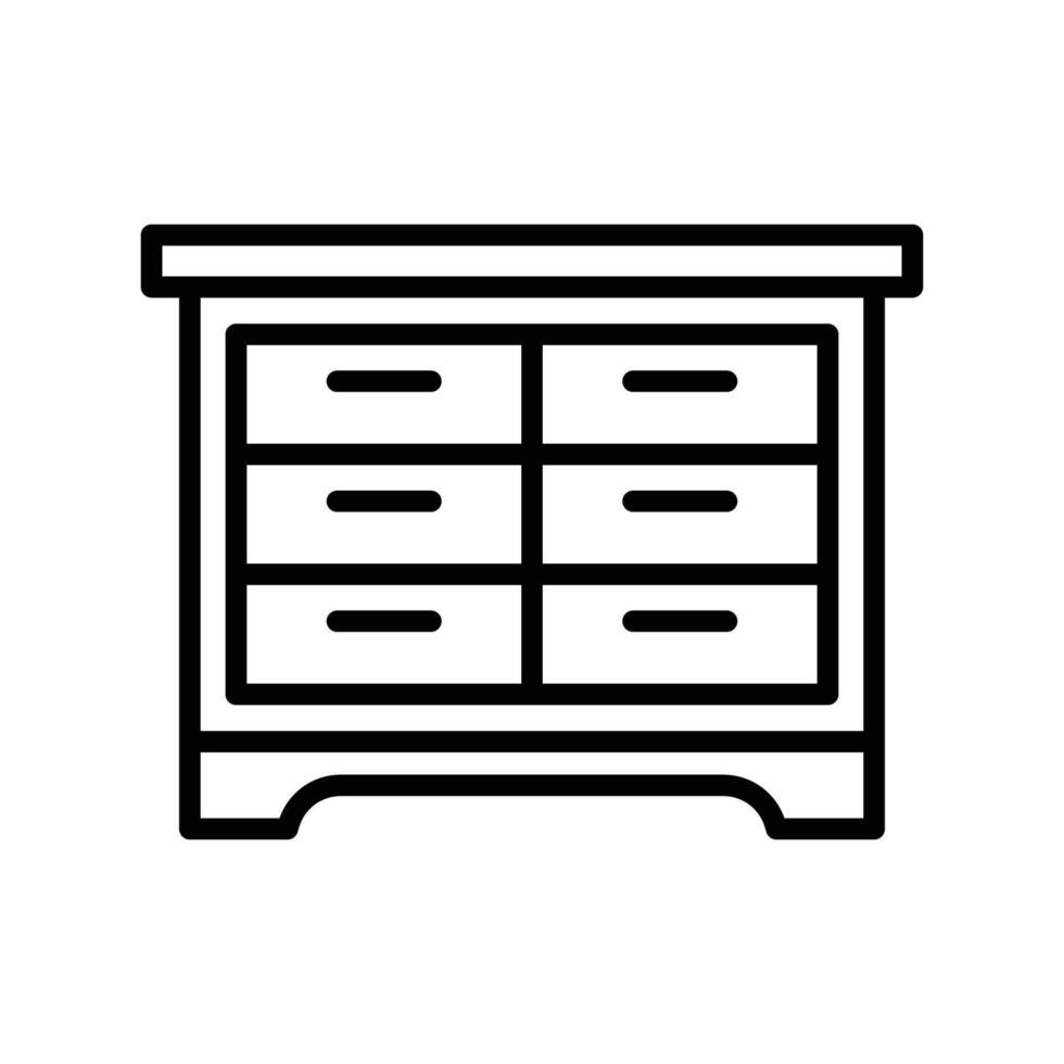 drawer icon design template simple and clean vector