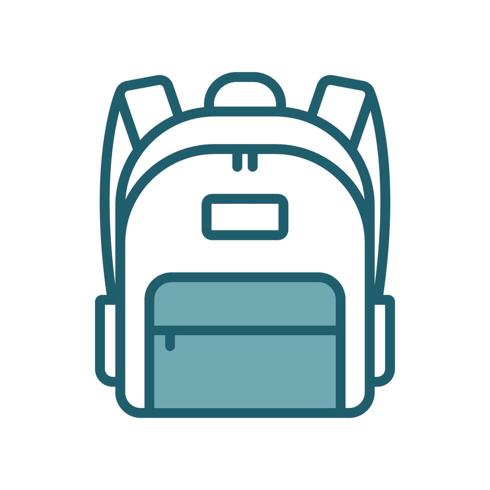 school bag icon design template simple and clean vector