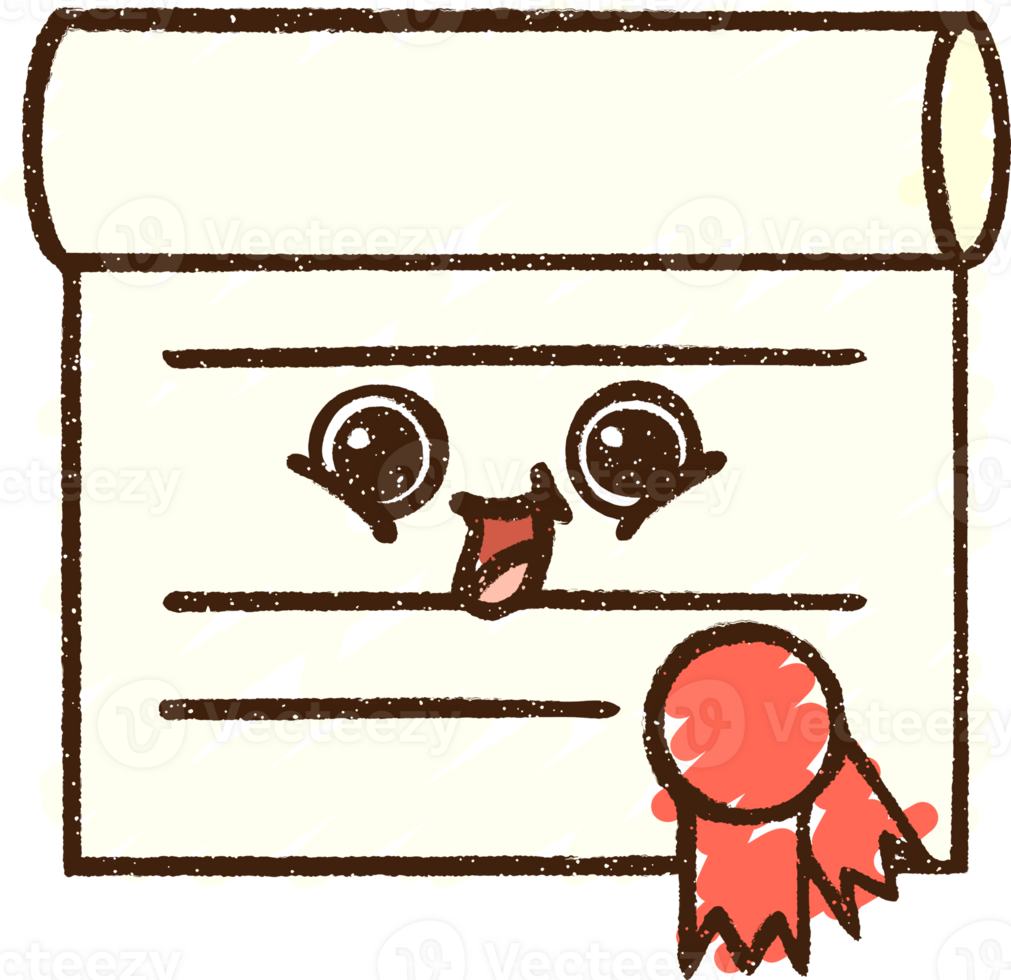 Important Document Chalk Drawing png