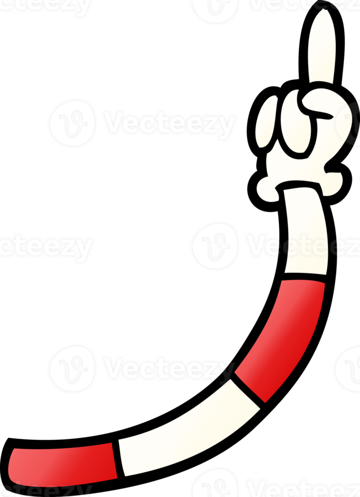 cartoon doodle retro hand gestures png