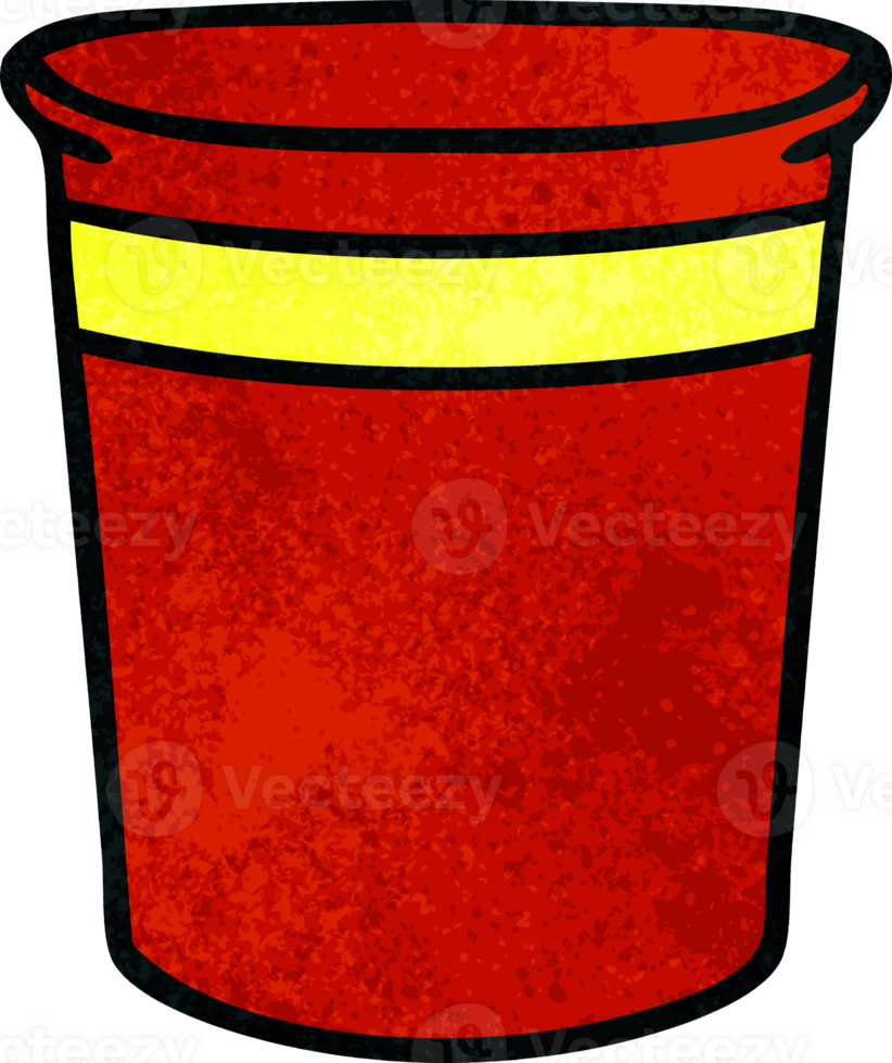 hand drawn quirky cartoon plant pot png