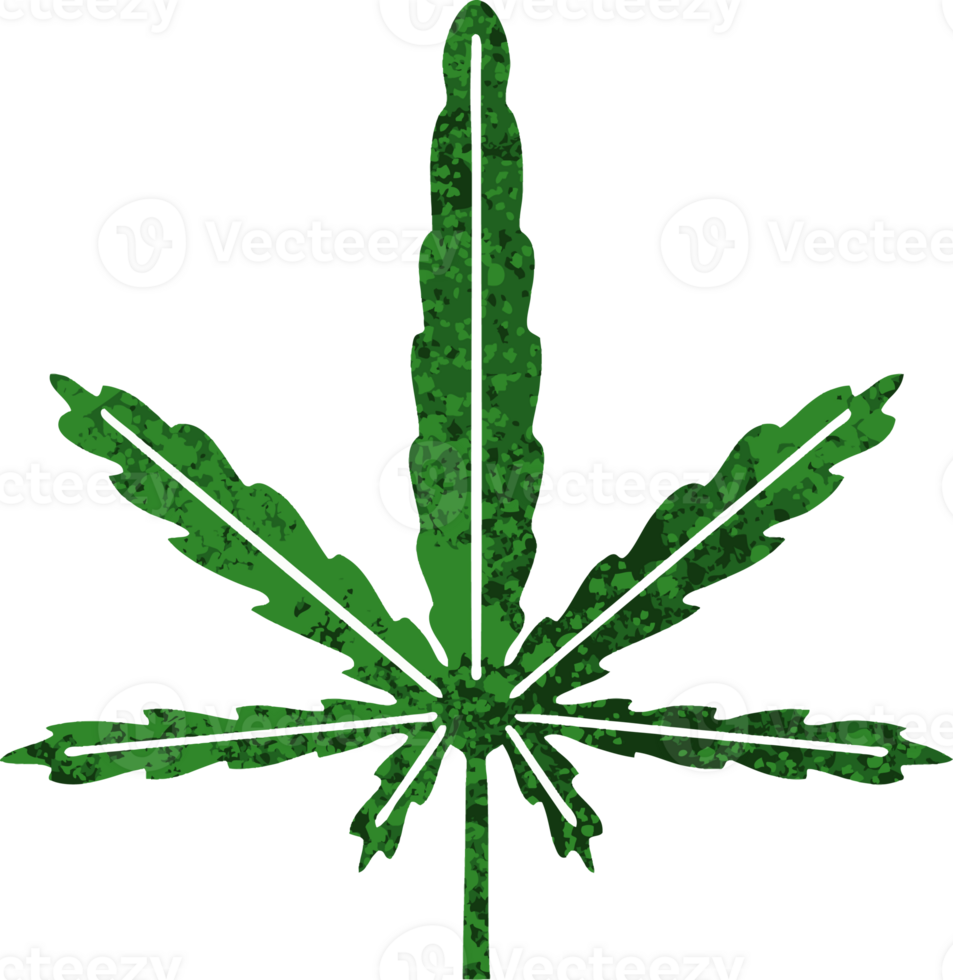 retro illustration style quirky cartoon marijuana png