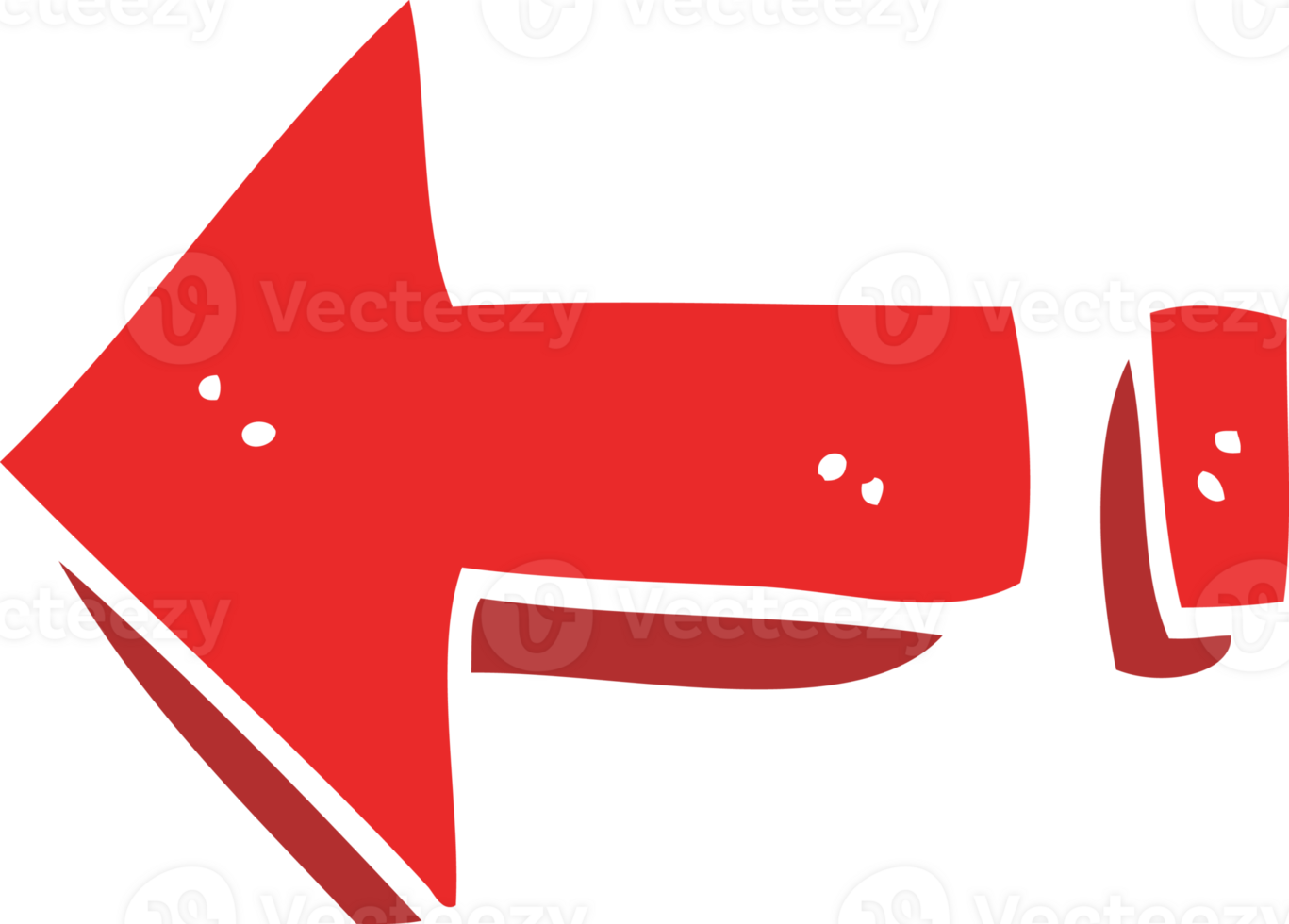 cartoon doodle arrow pointing direction png