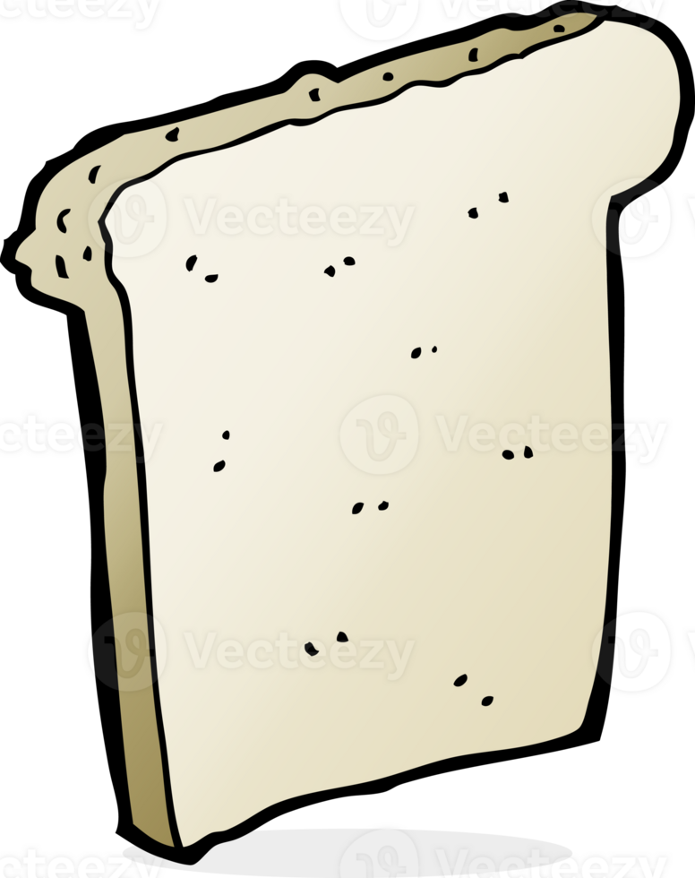 cartoon slice of bread png