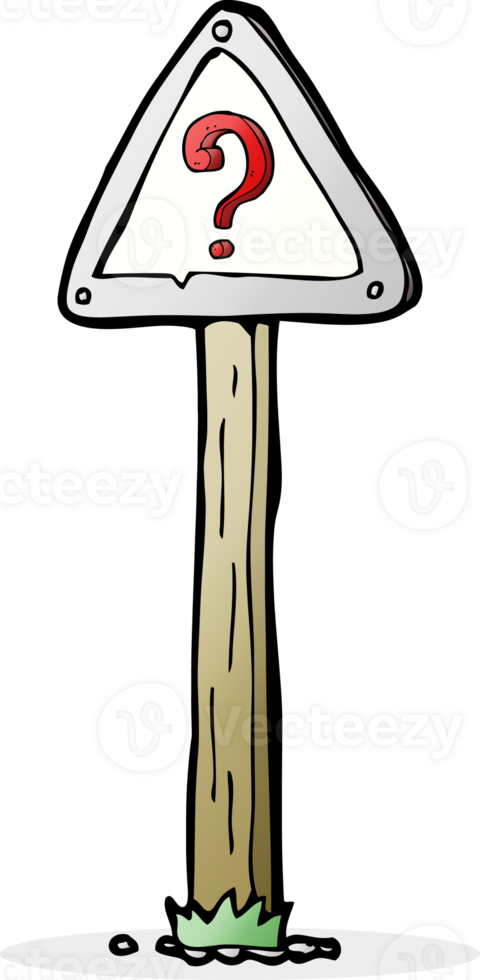 cartoon question mark sign png