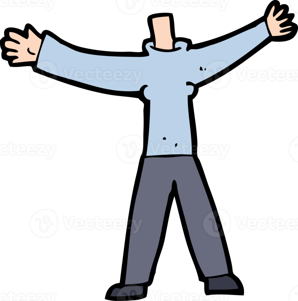 cartoon headless body mix and match cartoons or add own photo png