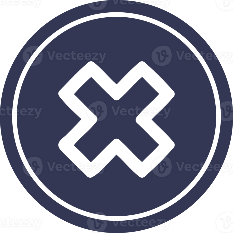 multiplication sign circular icon symbol png