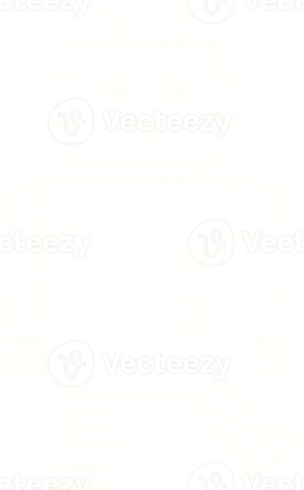 Robot Chalk Drawing png