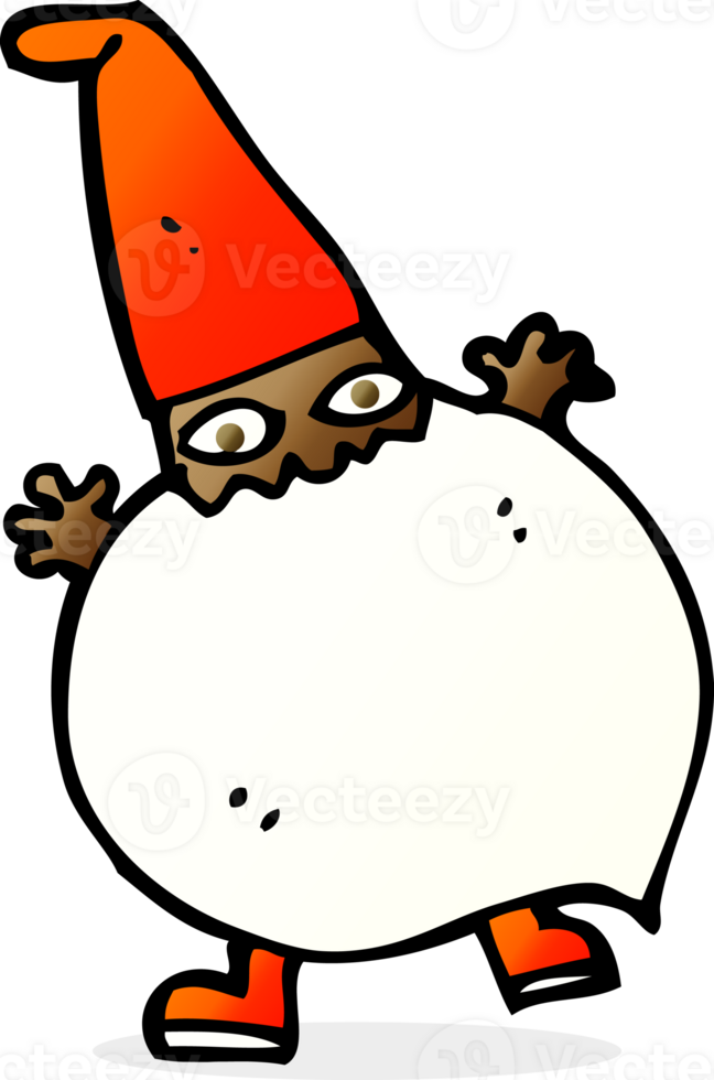 cartoon tiny santa png