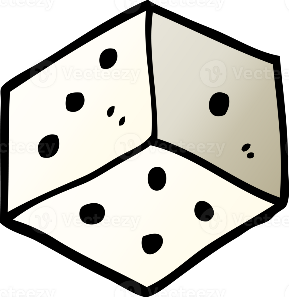 cartoon doodle tattoo dice symbol png