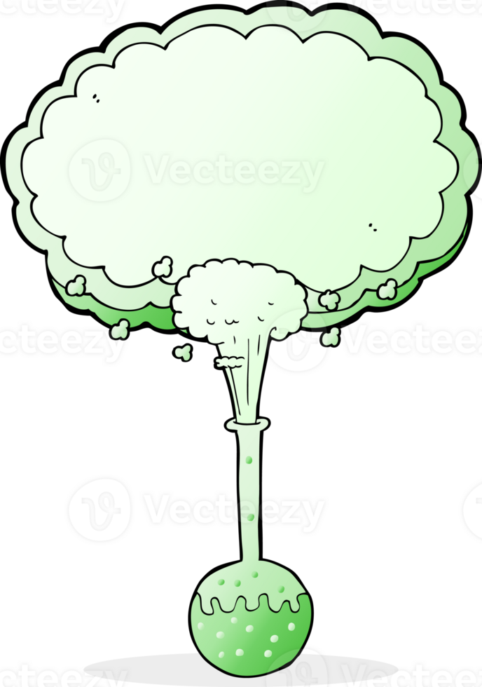 cartoon science experiment with space for text png