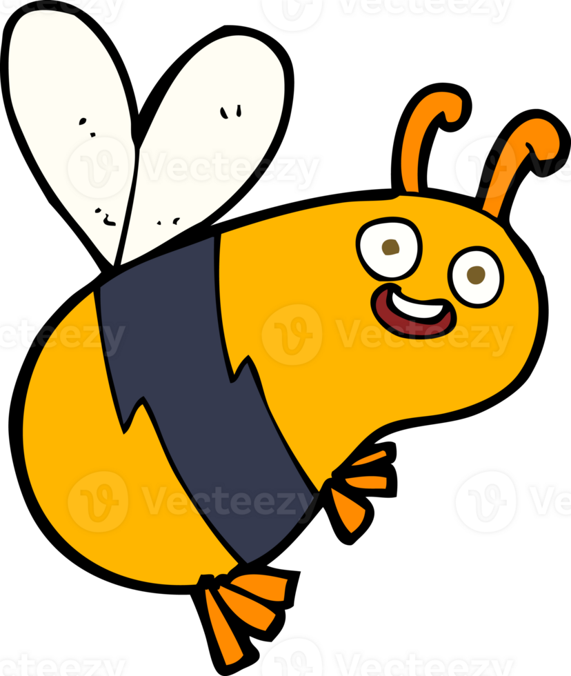 funny cartoon bee png
