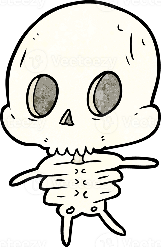 cute cartoon skeleton png