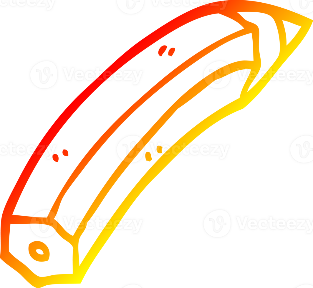 warm gradient line drawing of a cartoon colored pencil png