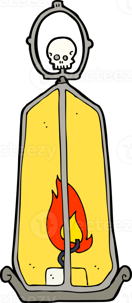 cartoon spooky lantern png