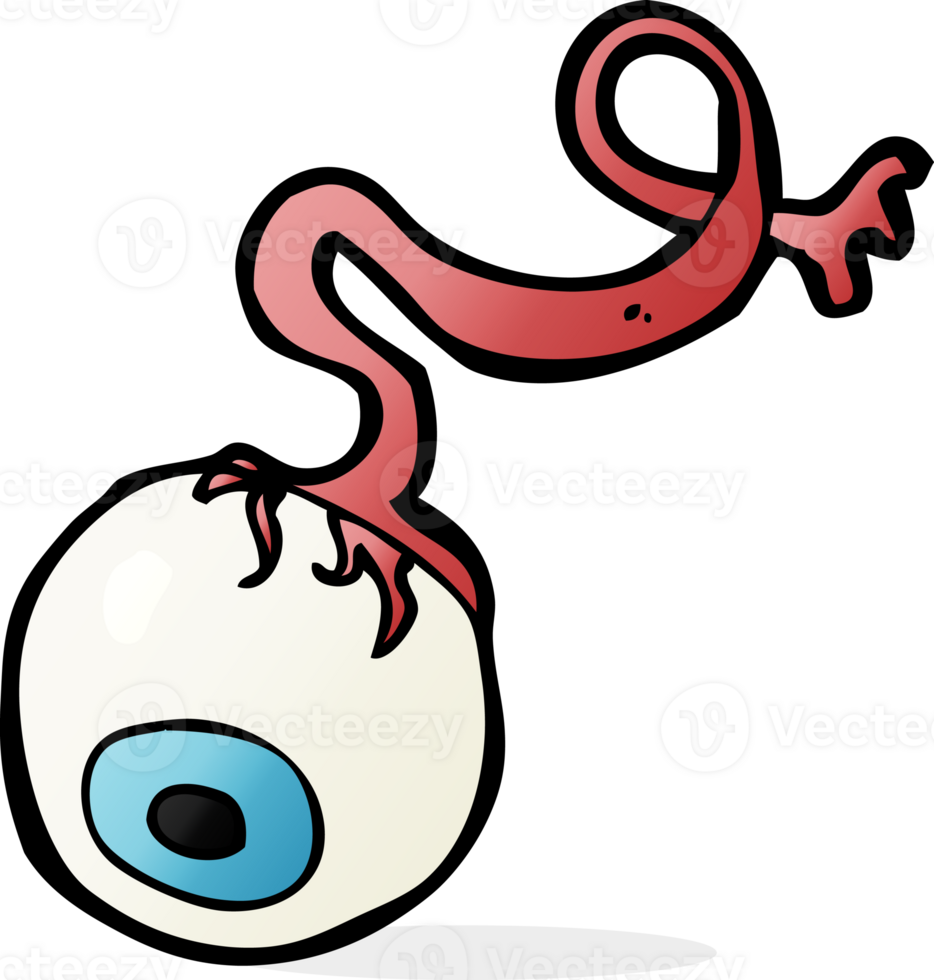 cartoon gross eyeball png