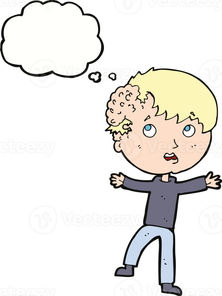 cartoon medical emergency with thought bubble png