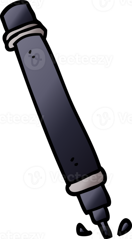 cartoon doodle marker pen png