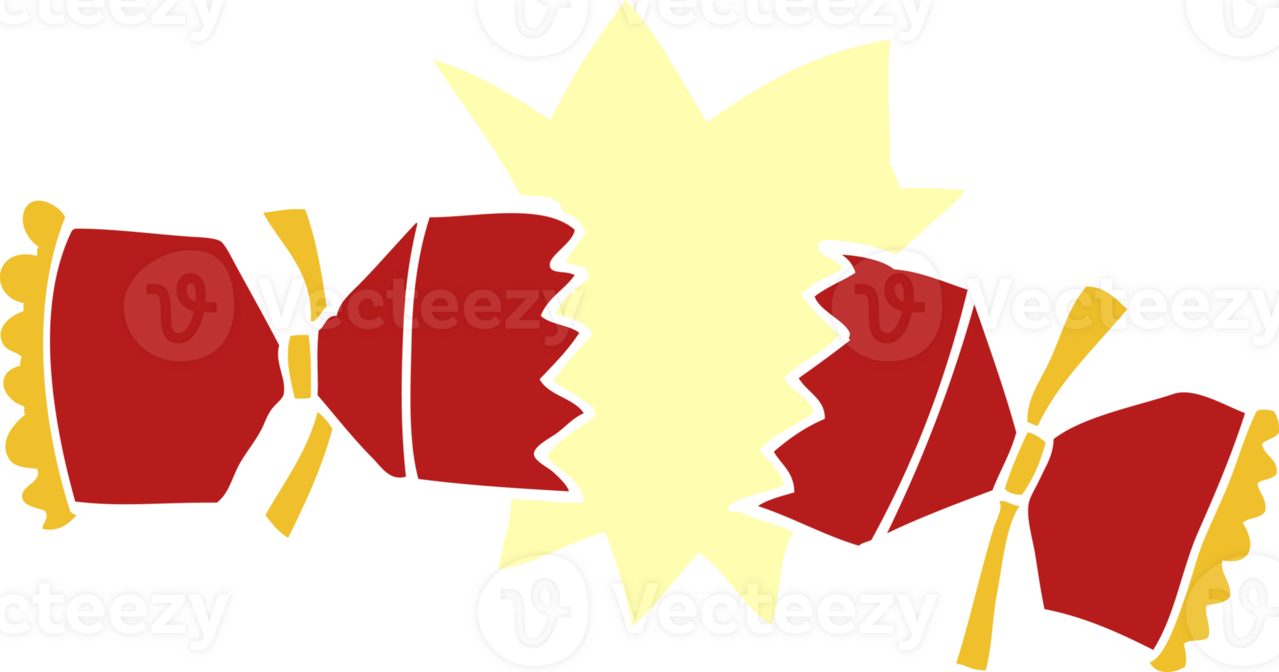 cartoon doodle cracking cracker png