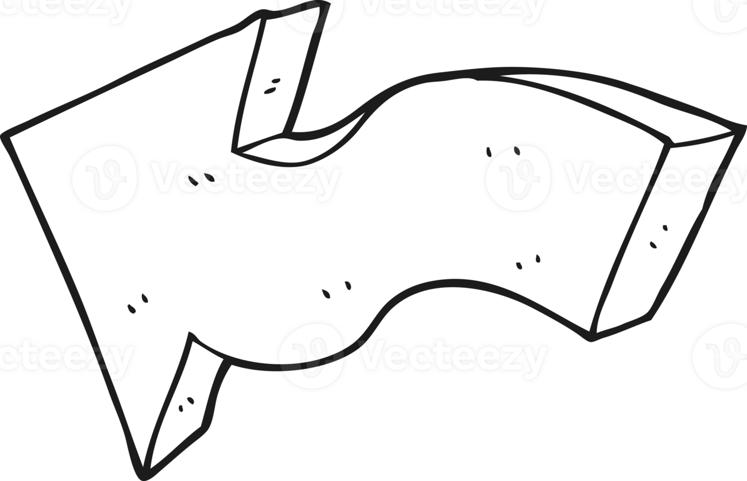 hand drawn black and white cartoon pointing arrow png