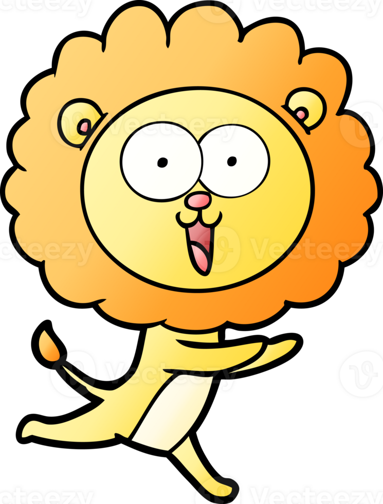 happy cartoon lion png