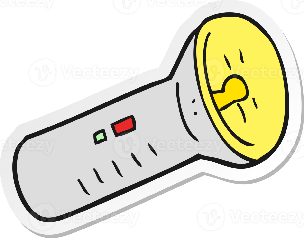 sticker of a cartoon torch png