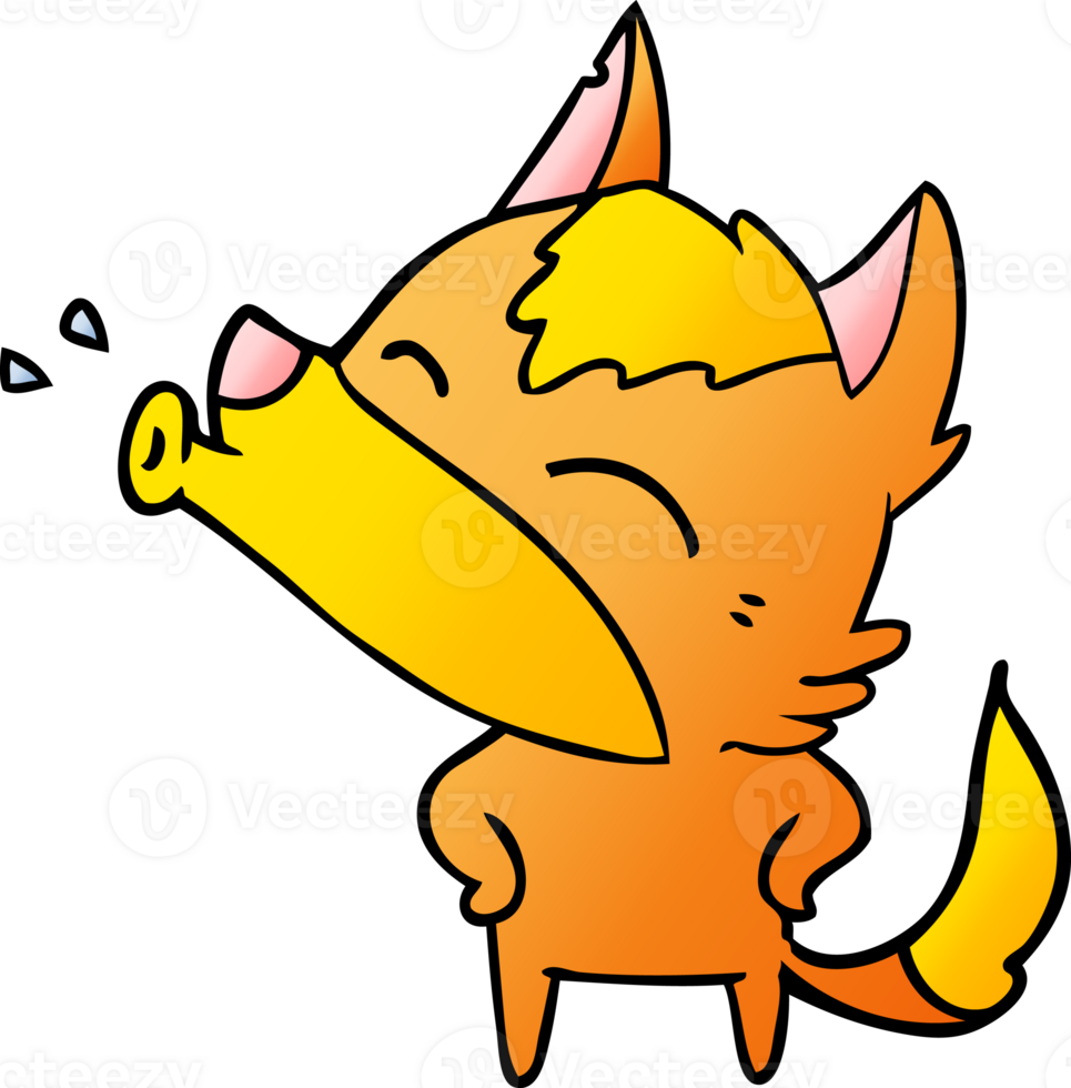 fox cartoon character png