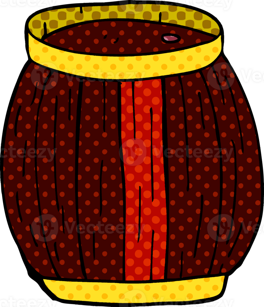 cartoon doodle of a barrel png