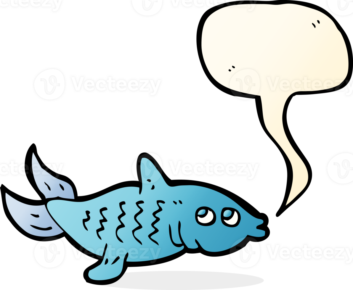 cartoon fish with speech bubble png