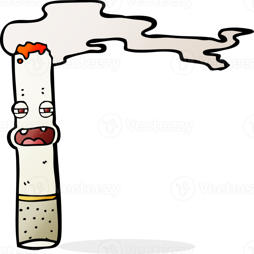 tecknad serie cigarett karaktär png