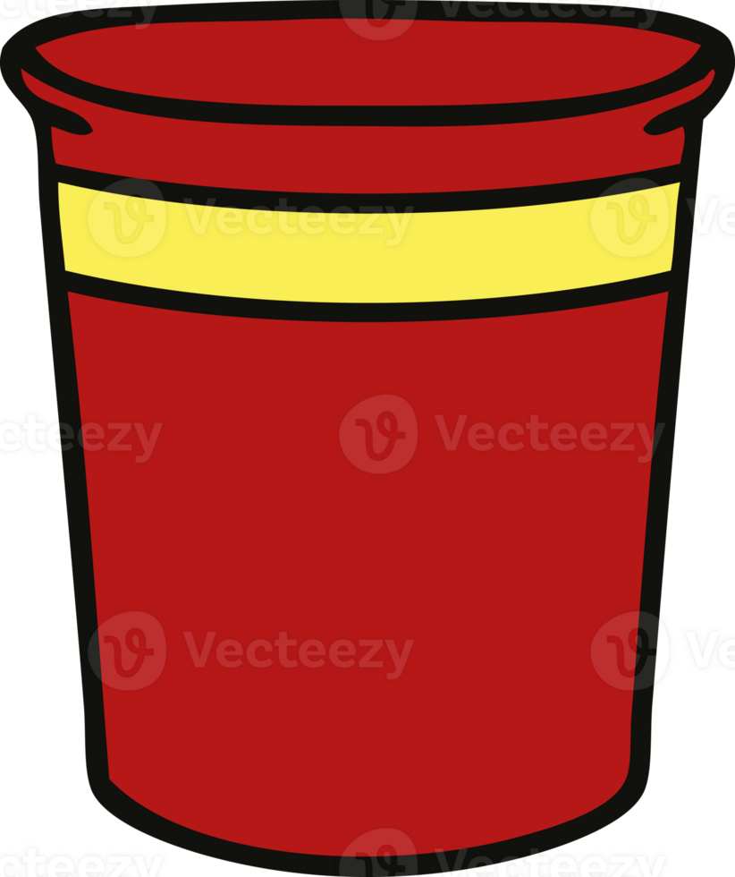 hand drawn quirky cartoon plant pot png