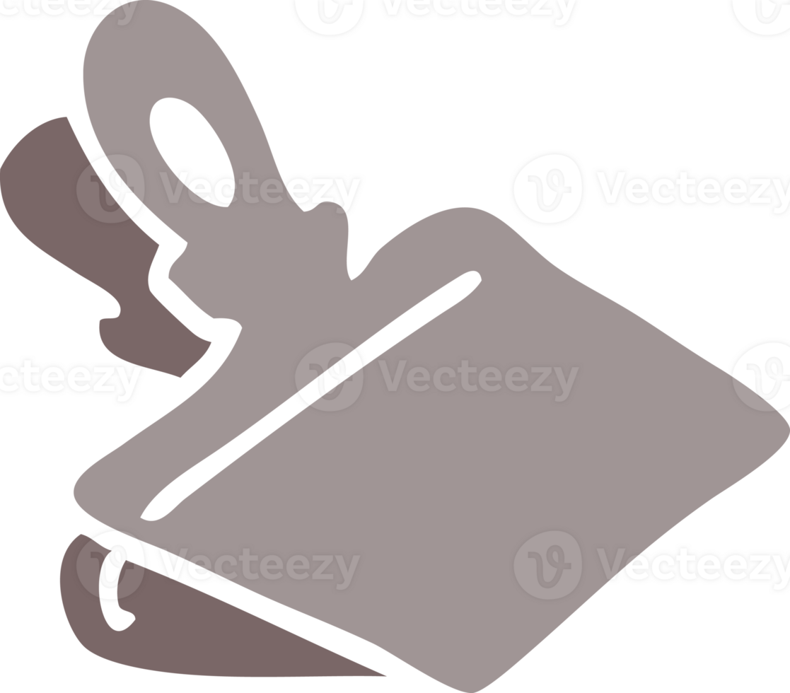 cartoon doodle paper clip png