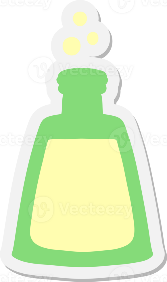 bubbling potion bottle sticker png