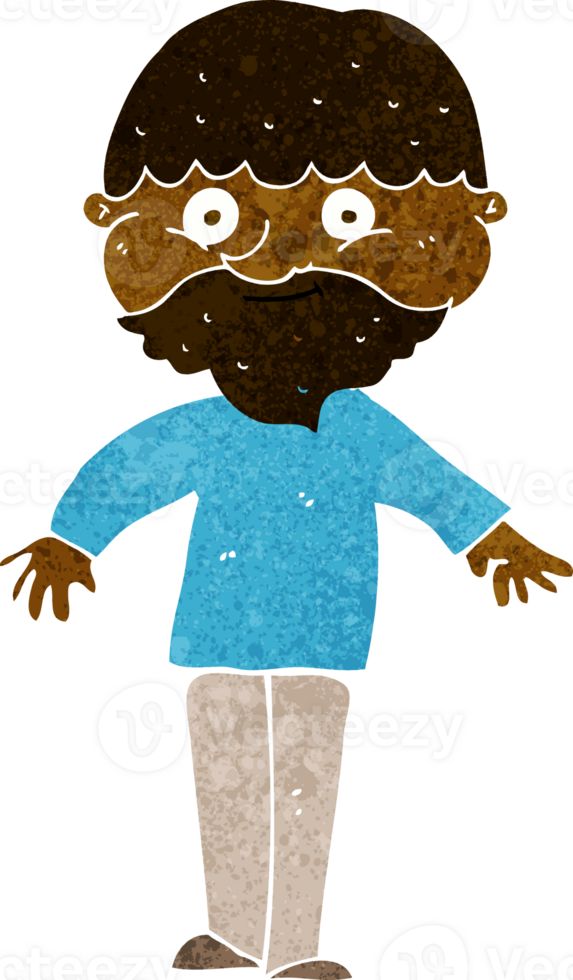 cartoon happy man png