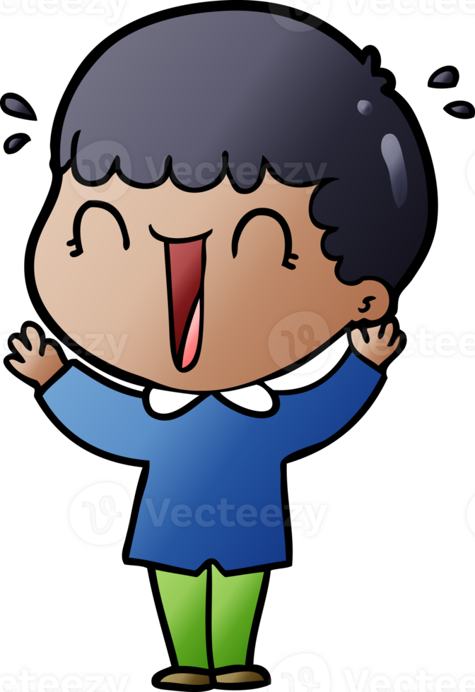 laughing cartoon man png