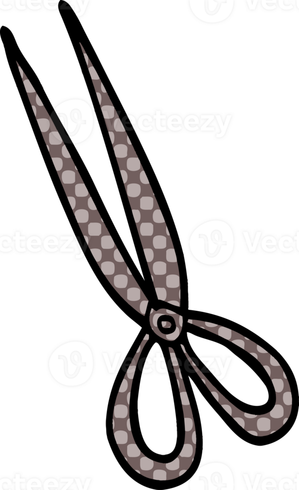 cartoon doodle scissors png