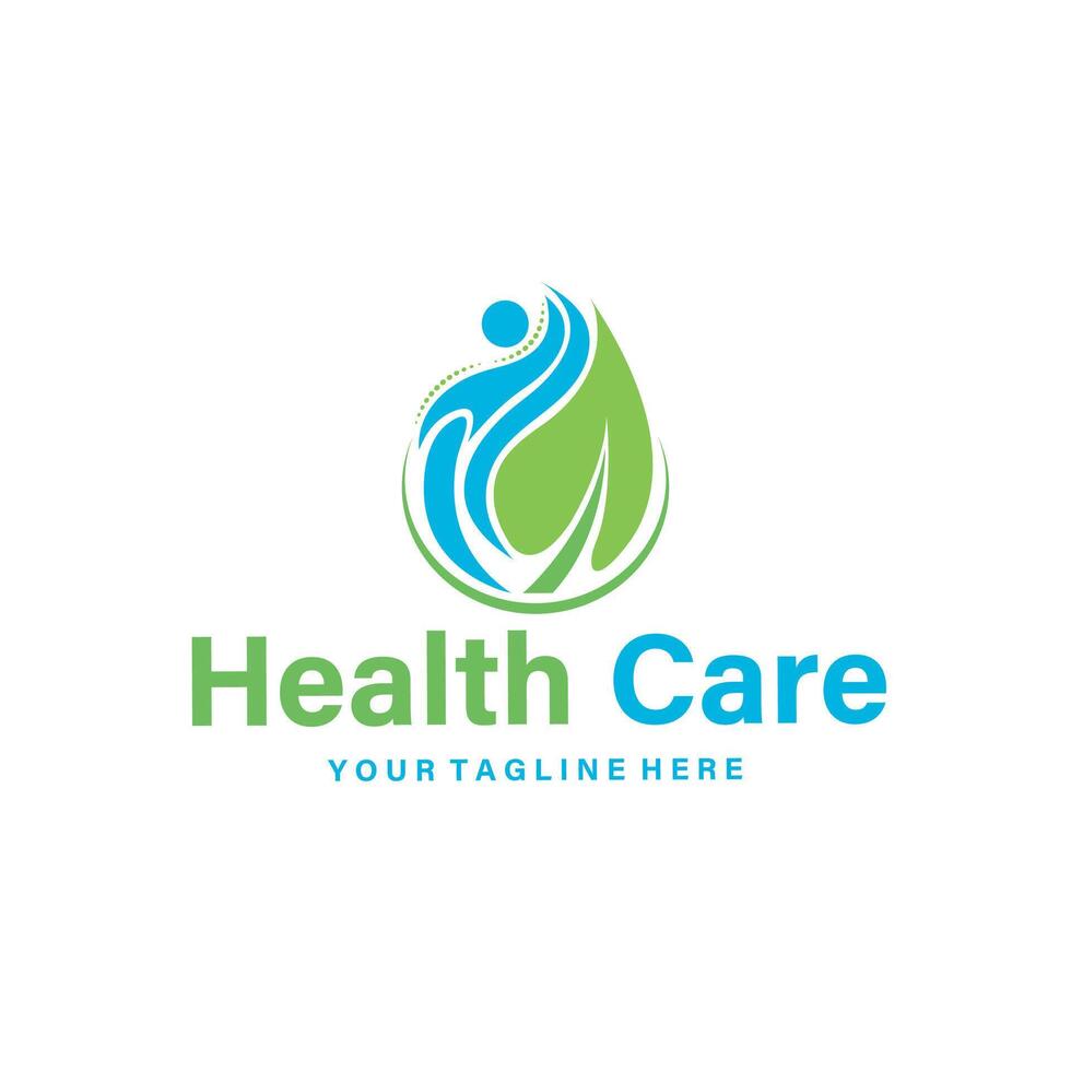 Hospital skin care clinic medical wellness dental and health logo creator vector