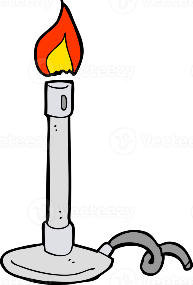 cartoon bunsen burner png