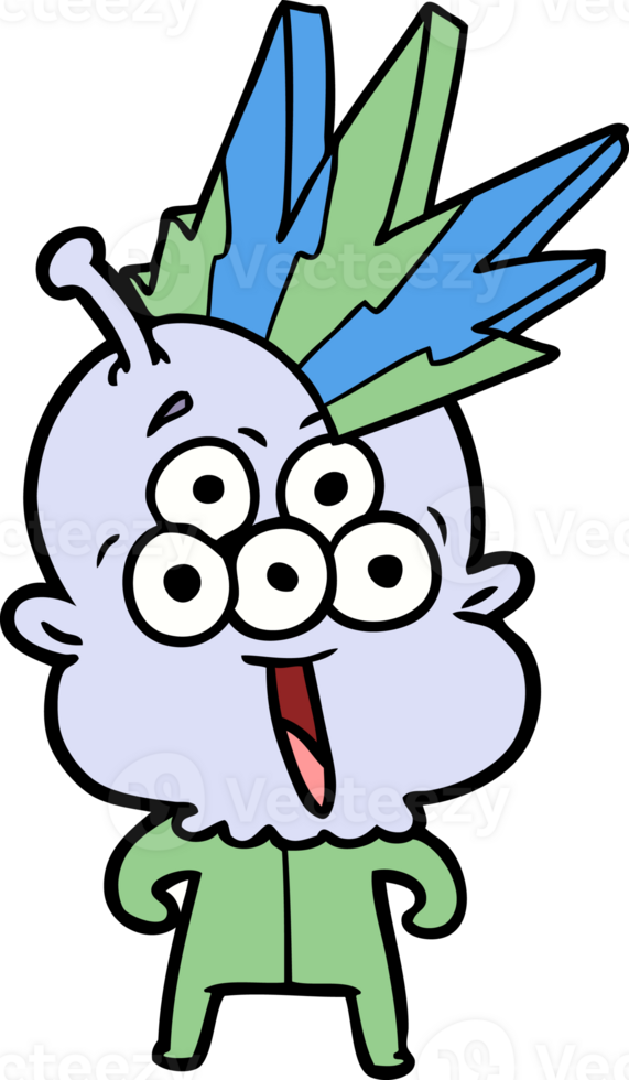 happy cartoon alien png