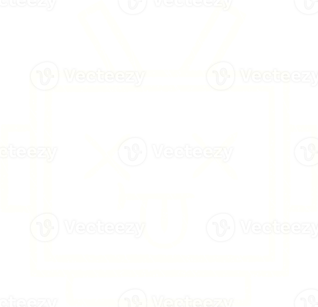 Dead Robot Chalk Drawing png
