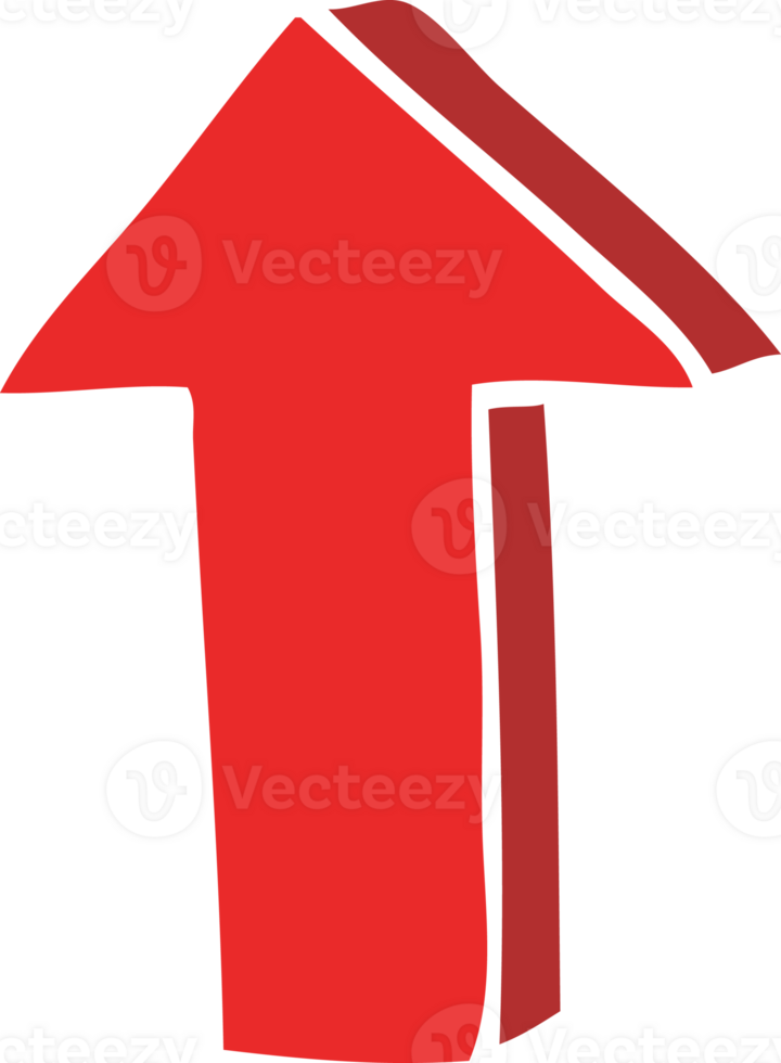 cartoon doodle arrow png