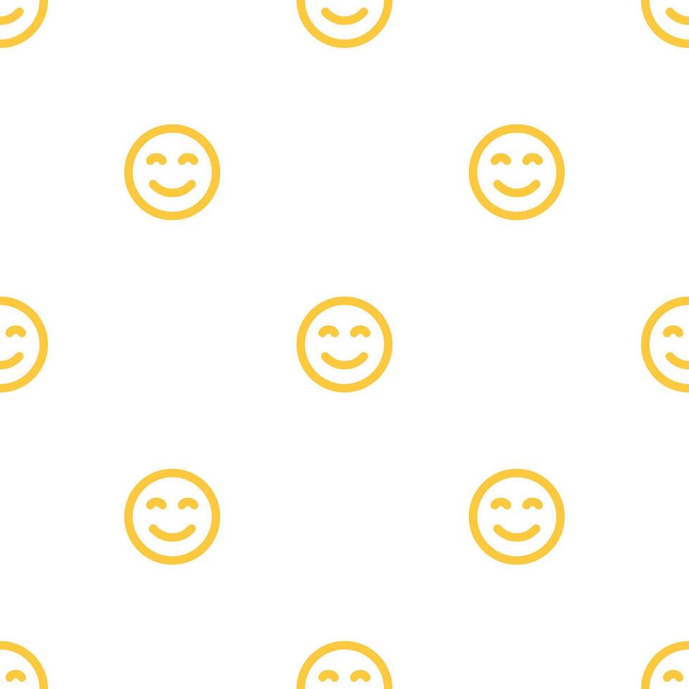 Seamless pattern with emoji, smiles, messages, social media elements. Chatting concept. Fabric texture, textile design in flat style on white background. Flat design vector