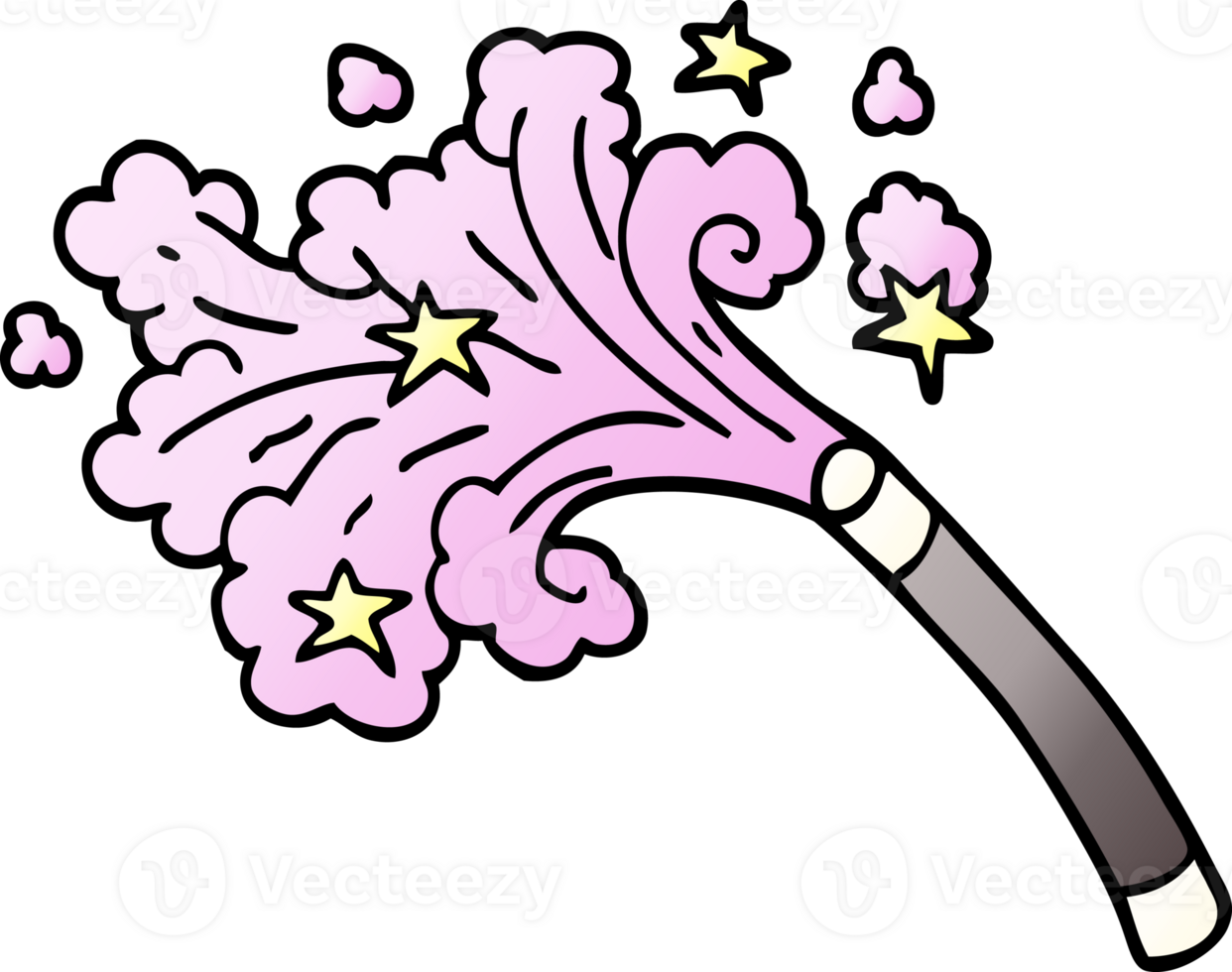 cartoon doodle magic trick png