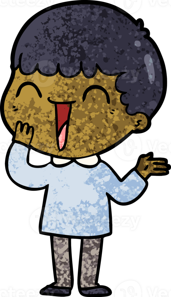 cartoon happy man png